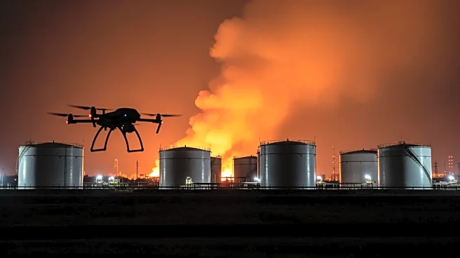 Ukrainian Drones Target Oil Depot in Russia's Krasnodar Krai, Causing Fires and Injuries
