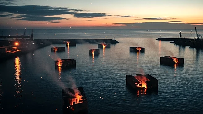 Ukrainian Drone Strike Ignites Fires at Russian Black Sea Port Ahead of U.S.-Brokered Peace Talks