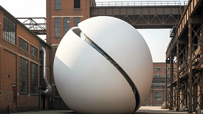 Oscar Niemeyer's Final Design, the Niemeyer Sphere, Transforms Leipzig Industrial Landscape