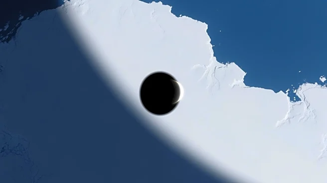 Satellite Imagery Captures Moon's Shadow Over Antarctica During Solar Eclipse