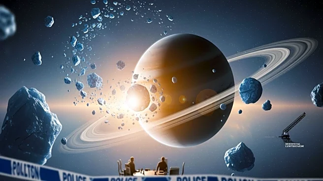 Study Suggests Titan and Saturn's Rings Formed from Moon Collisions