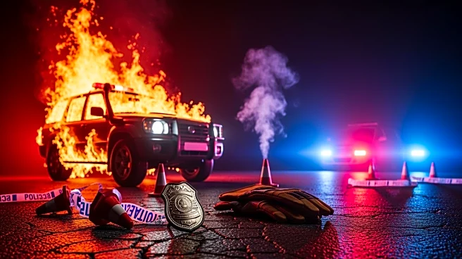 Police and Bystanders Rescue Man from Burning SUV After Crash in Pleasantville