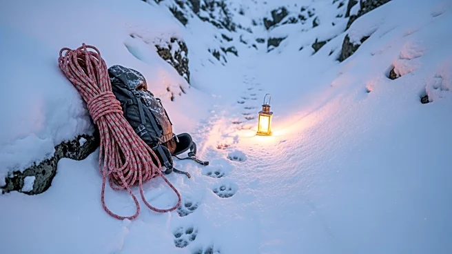 San Bernardino County Firefighters Rescue Stranded Camper and Dog Amid Snowfall