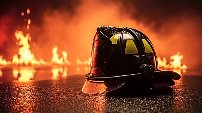 Firefighters Battle Blaze at Maywood, Illinois Building