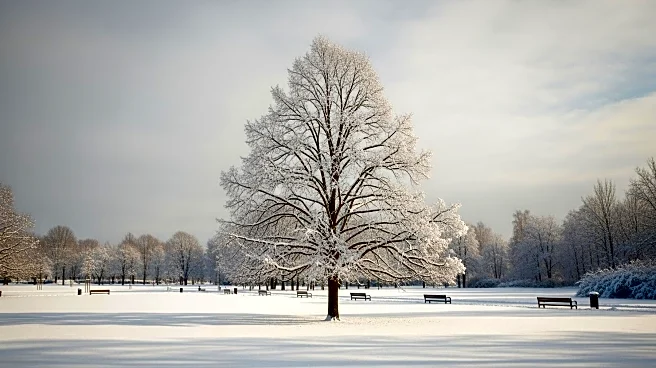 Snow Transforms NYC's Central Park into a Winter Wonderland