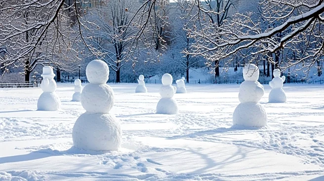 Massive Snowstorm Transforms Central Park into Snowpeople Wonderland