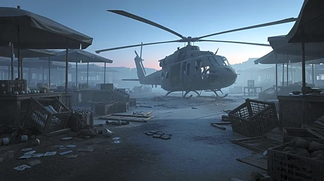 Iranian Military Helicopter Crash in Market Results in Fatalities