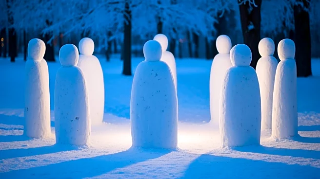 NYC Parks Transform into Art Galleries with 'Snowmanhenge' and Blizzard Sculptures