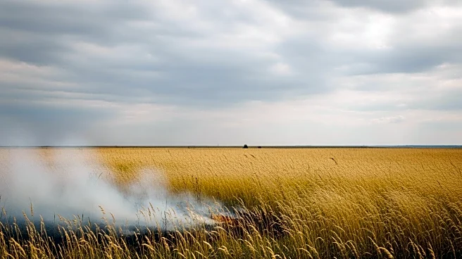 Logan County Grass Fire Prompts Evacuations After Crash