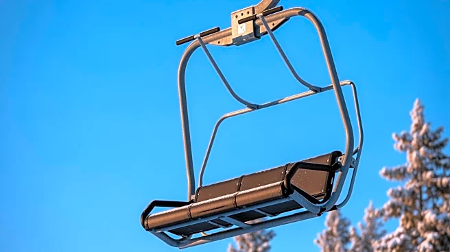 Big Bear Skier Clings to Ski Lift After Safety Bar Incident