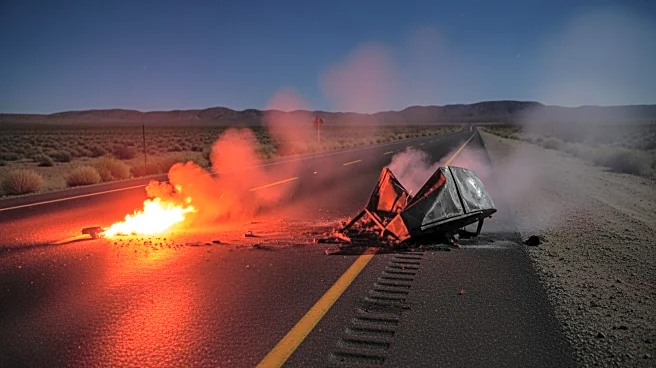 Fatal Fiery Crash on Highway 247 in Lucerne Valley
