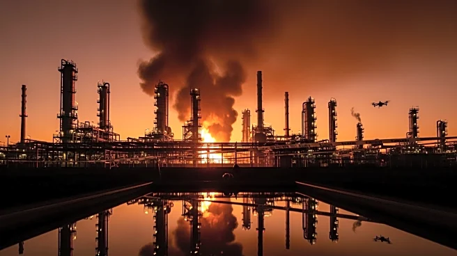 Saudi Oil Refinery Hit by Iranian Drones, Causing Major Fire and Shutdown