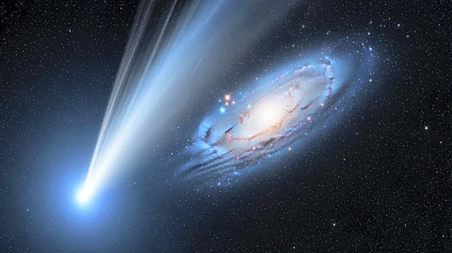 Comet Wierzchos Photobombs Dwarf Galaxy in Southern Hemisphere