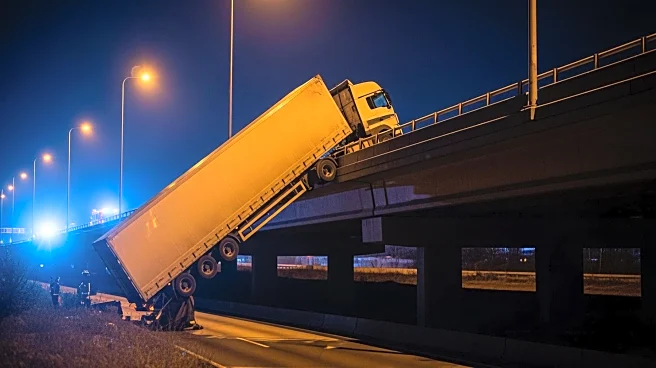 Semi-Truck Hangs from I-290 Overpass in Illinois, No Injuries Reported