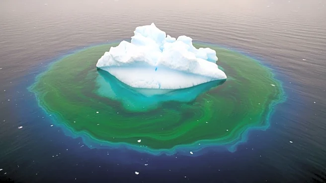 Disintegrating Antarctic Iceberg A-23A Fuels Phytoplankton Bloom