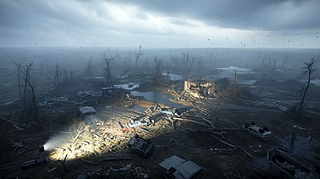 Emergency Personnel Conduct Search Operations After Tornadoes Hit Michigan, Resulting in Fatalities