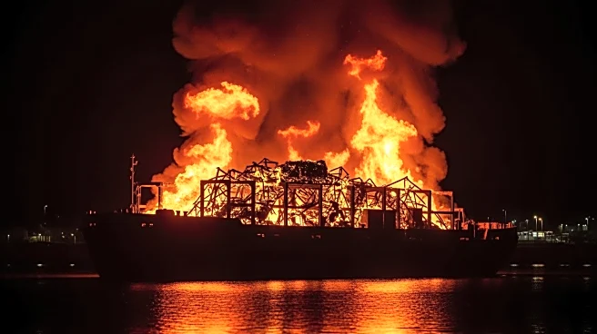 Massive Fire Erupts on Scrap Metal Barge in Delaware Bay, No Injuries Reported