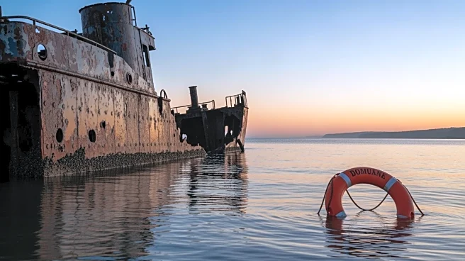 Philippine Coast Guard Rescues Engineer from Capsized Ship in Cebu