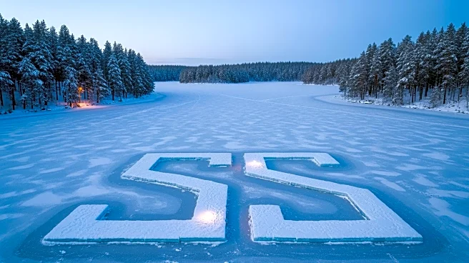 Stranded Skiers Rescued After Spelling 'SOS' with Ice Blocks on Frozen Lake