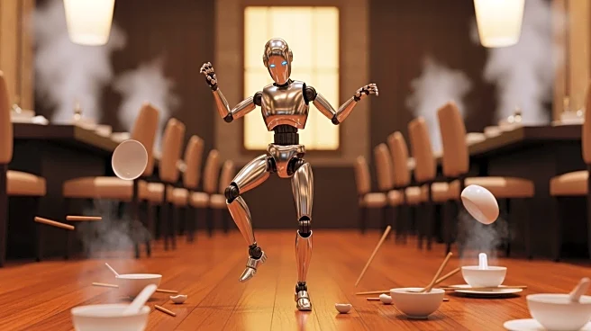 Dancing Robot Causes Chaos at California Hot Pot Restaurant