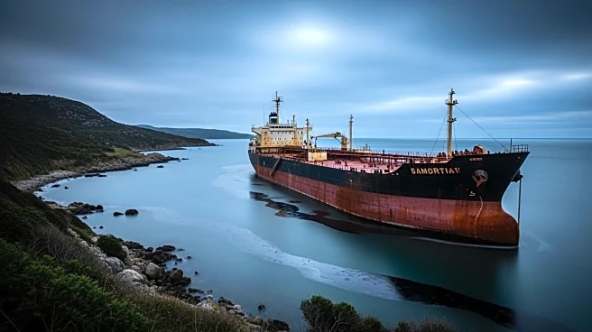 Damaged Russian Tanker Drifts Towards Libyan Shores, Posing Ecological Threat