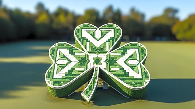 Dublin, Ohio Attempts Guinness World Record with Human Shamrock Formation