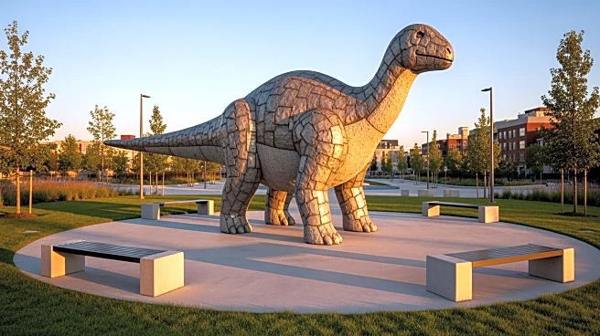 High Line's 'Dinosaur' Sculpture Celebrated Before Departure