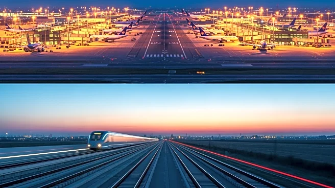 U.S. High-Speed Rail Deficiency Leads to Airport Congestion Amid TSA Staff Shortages