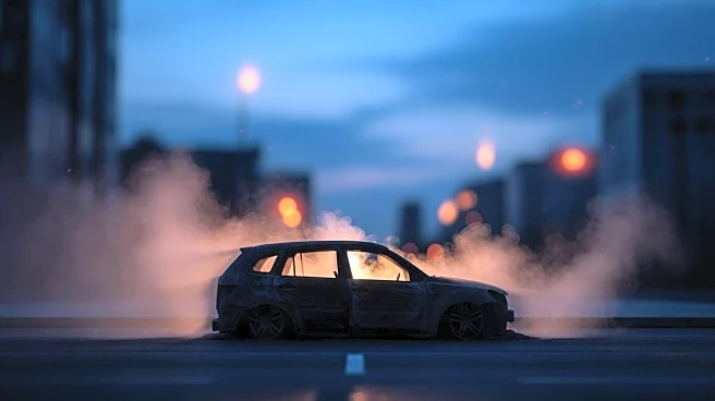 Projectile from Iran Causes Vehicle Fire in Givat Shmuel, Central Israel