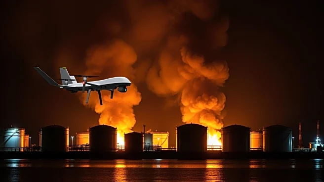 Iranian Drone Attack Sets Kuwaiti Oil Tanker Ablaze in Dubai Port, Raising Concerns Over Maritime Security