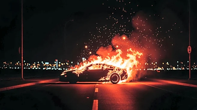 Driver Escapes After Car Bursts Into Flames Following Miami Crash