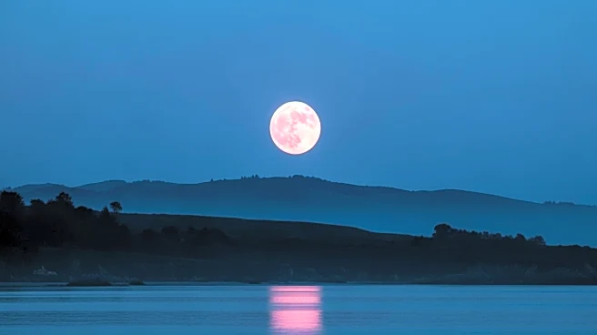 April's 'Pink Moon' to Illuminate California Skies, Offering a Spectacular Nighttime Display