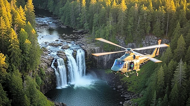 Helicopter Crew Reunites Lost Dog with Owner After Waterfall Accident