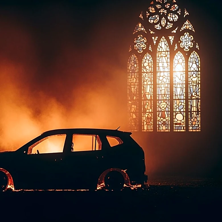 Vehicle Fire Destroys Sanctuary of North Texas Church