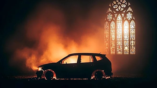 Vehicle Fire Destroys Sanctuary of North Texas Church