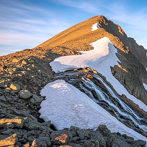 Record Heat Causes Early Snow Melt in California's Sierra Nevada