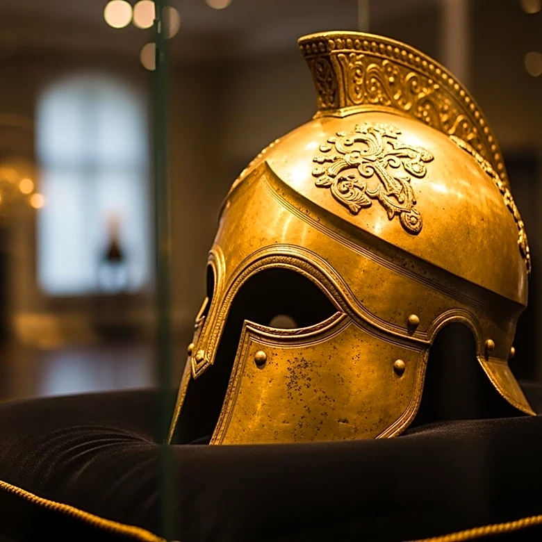 2,500-Year-Old Golden Helmet Recovered After Theft from Dutch Museum