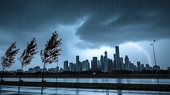 Severe Storms Cause Heavy Rain and Strong Winds in Chicago Area