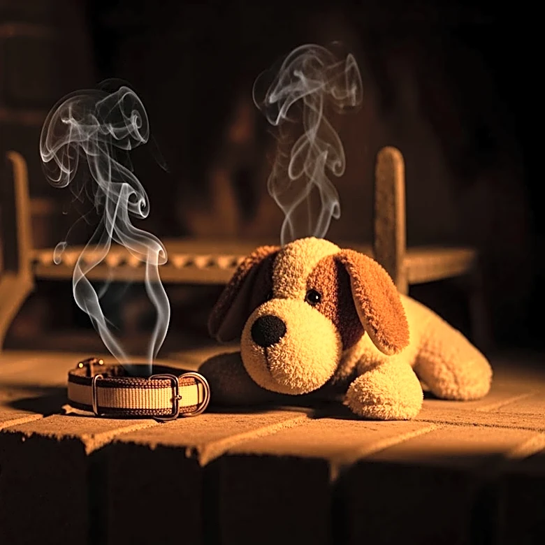 Puppy Rescued from Chimney in Detroit