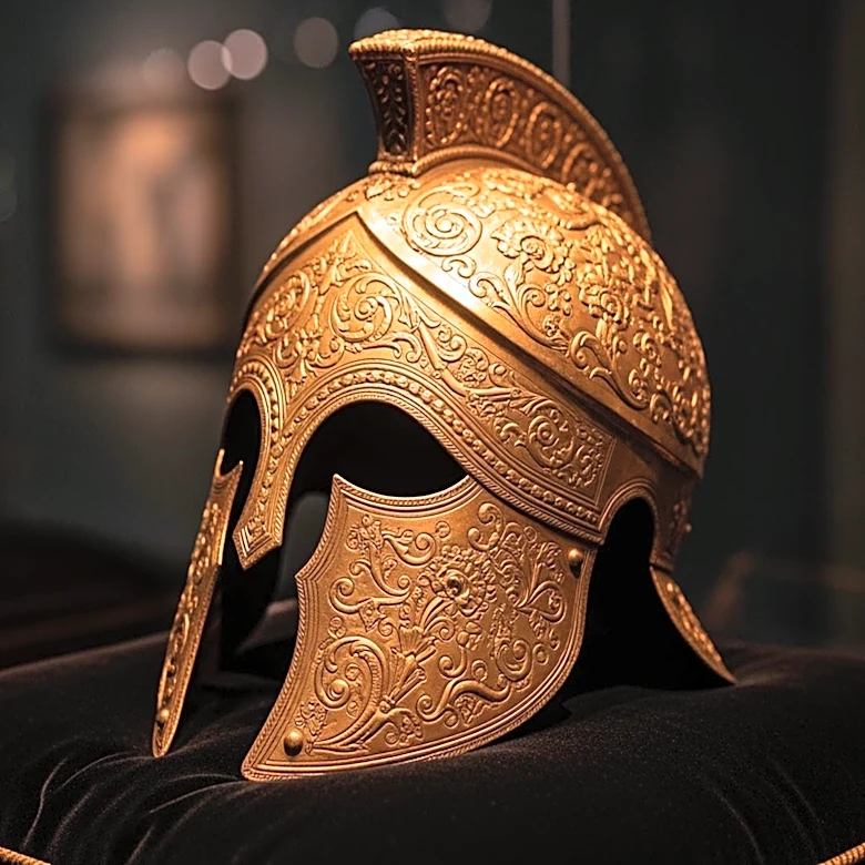 Ancient Dacian Golden Helmet Recovered After Dutch Museum Heist