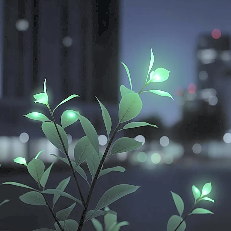 Chinese Scientists Develop Glowing Plants to Illuminate Cities