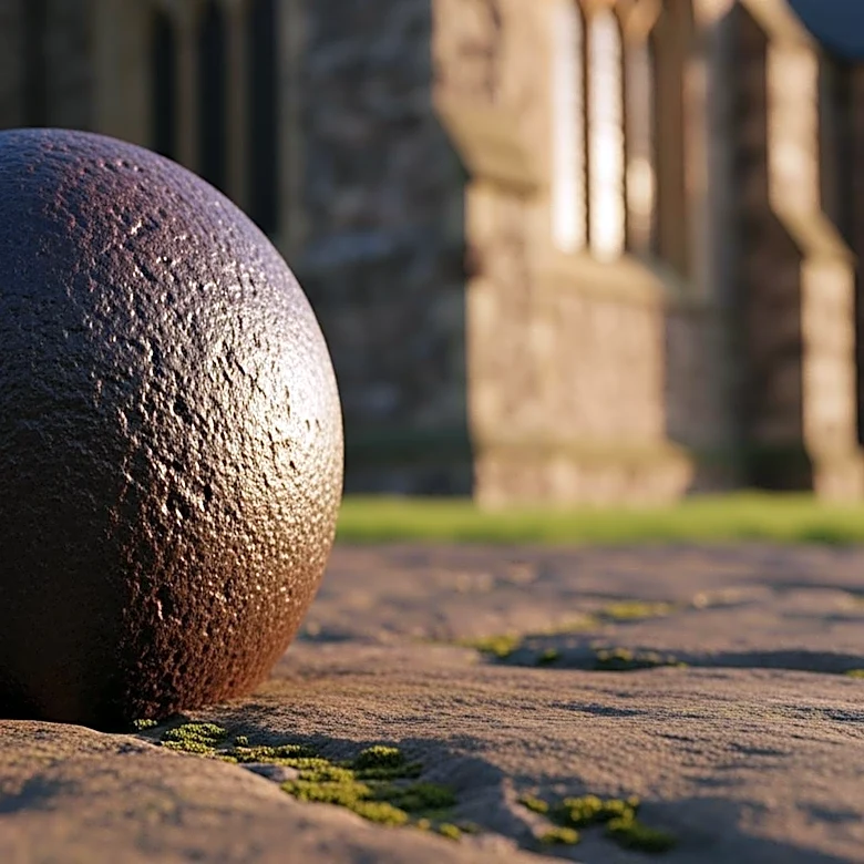 Historic Cannonball from 1836 Battle of the Alamo Discovered Near Church