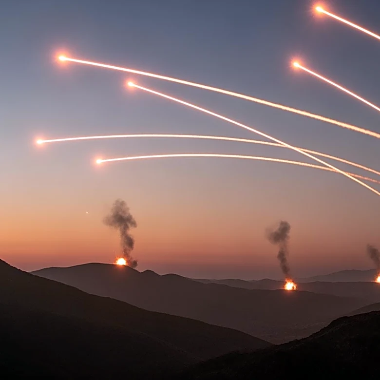 Iranian Missile Barrage Targets Northern Israel, Causing Minor Injuries