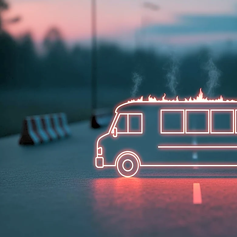 Electric School Bus Fire Causes Road Closures Near Roseville High