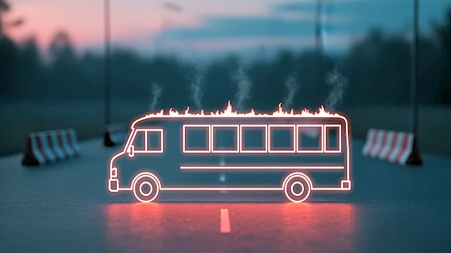 Electric School Bus Fire Causes Road Closures Near Roseville High