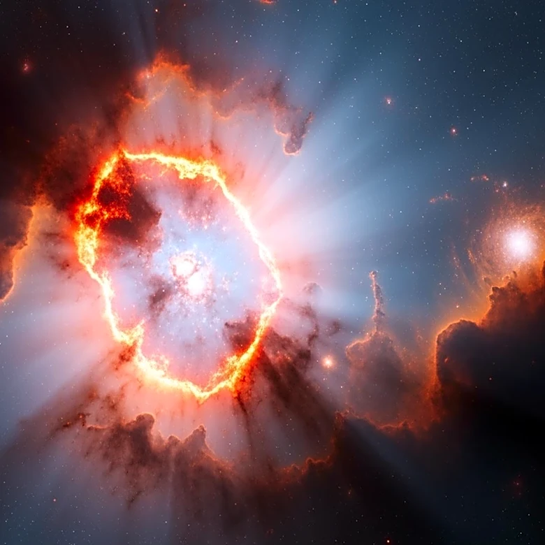 Astronomers Observe 'Dirty Fireball' Star Explosion, Offering New Insights into Massive Star Deaths