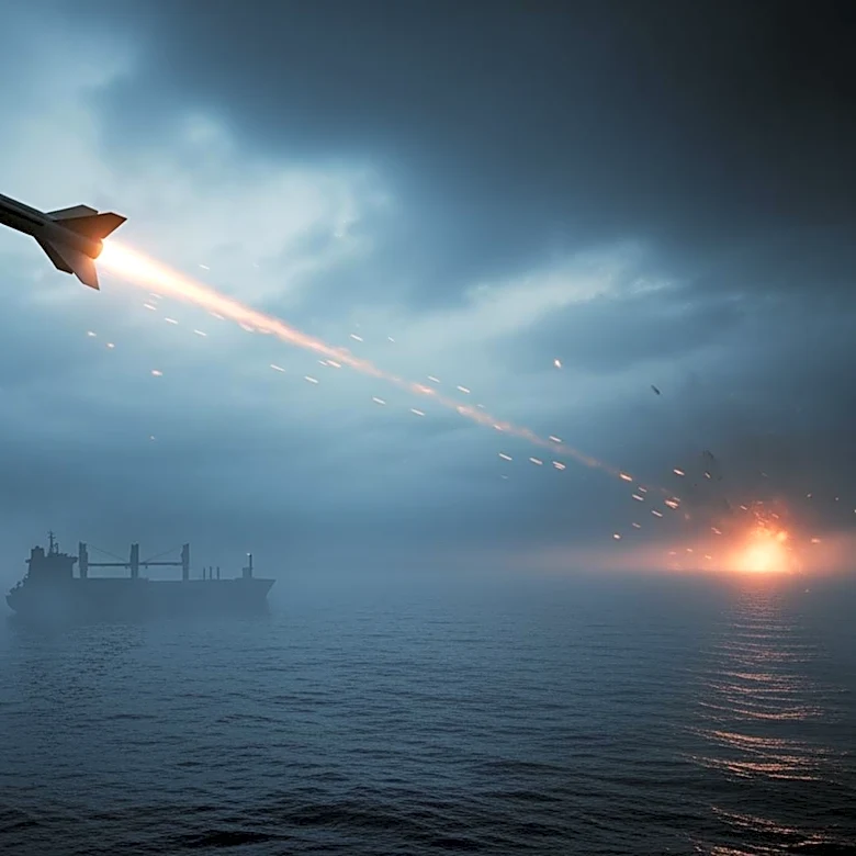 Iran Launches Cluster Missile at Central Israel, Claims Strike on Israel-Linked Ship