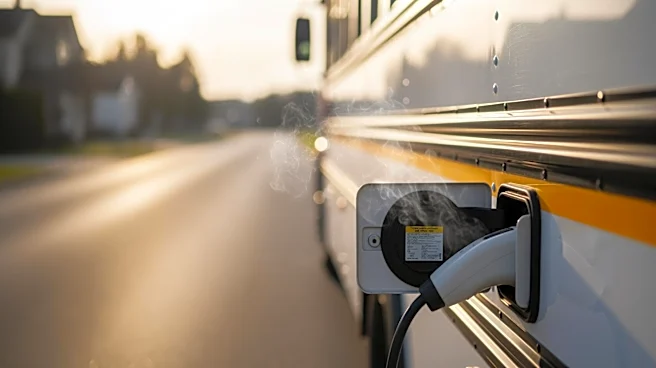 Electric School Bus Fire Near Roseville High Leads to Road Closures