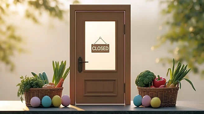 Major Grocery Chains Announce Easter Sunday Closures, Affecting Shoppers Nationwide