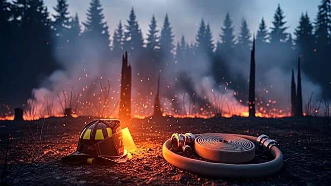 Firefighters Battle Springs Fire Threatening Homes in Southern California